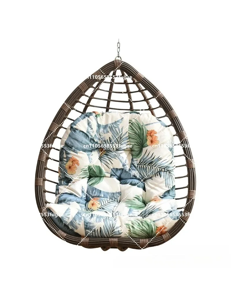 Hanging Basket Seat & Back Cushion, Indoor Outdoor Swing Chair Pad, Soft Leisure Cushion for Garden Patio Hammock Chair
