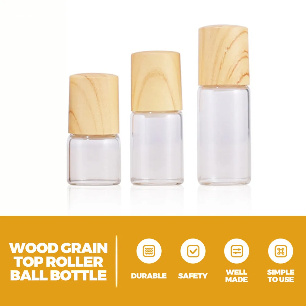 

Набор из 10 стеклянных роликовых флаконов по 2 мл для эфирных масел, легкие, дорожный размер, для ухода за кожей, герметичные, с плотной крышкой