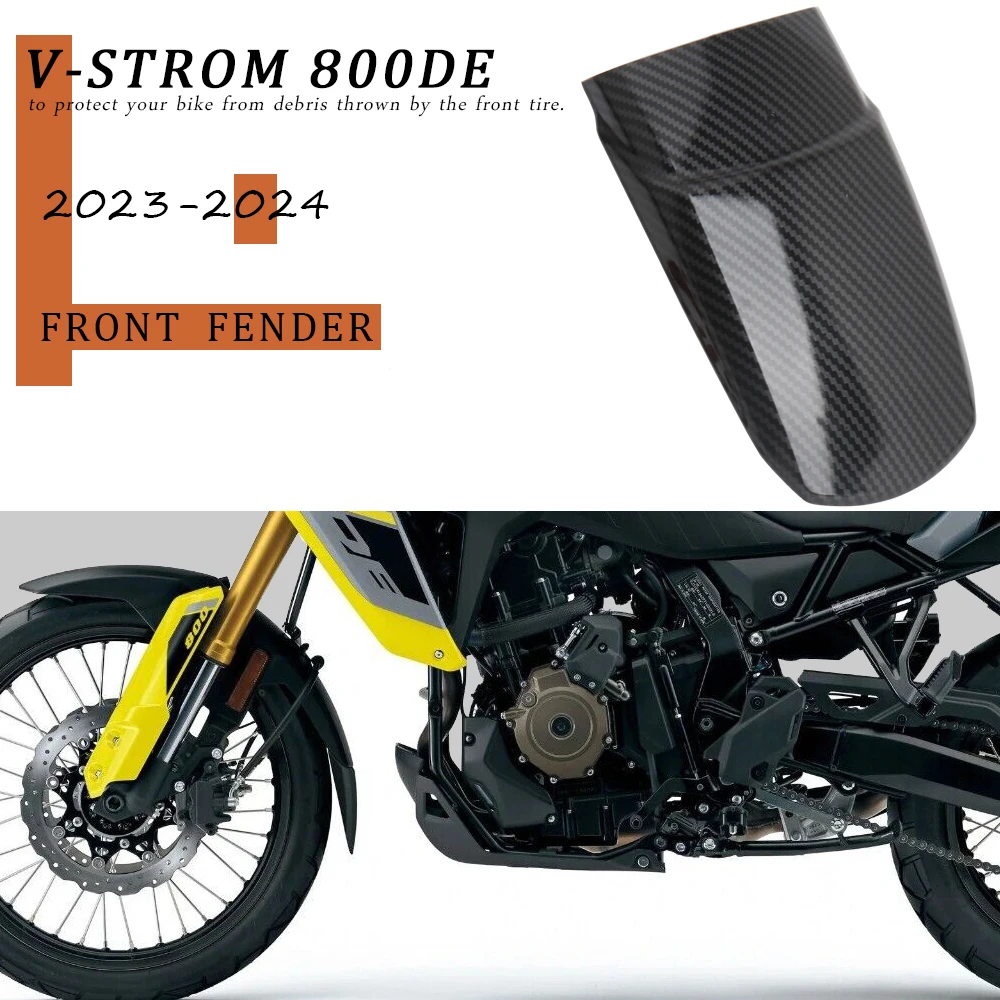 

For Suzuki V-Strom 800DE V-STROM 800 DE 2023 2024 New Extender Motorcycle Mudguards Front Fender Splash Guard Extension