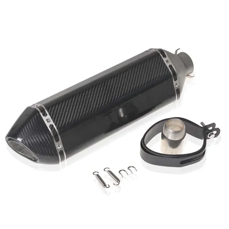 Motorcycle Modification Exhaust Pipe All Carbon Fiber Large Hexagonal 51 Interface Large Displacement Universal Z800