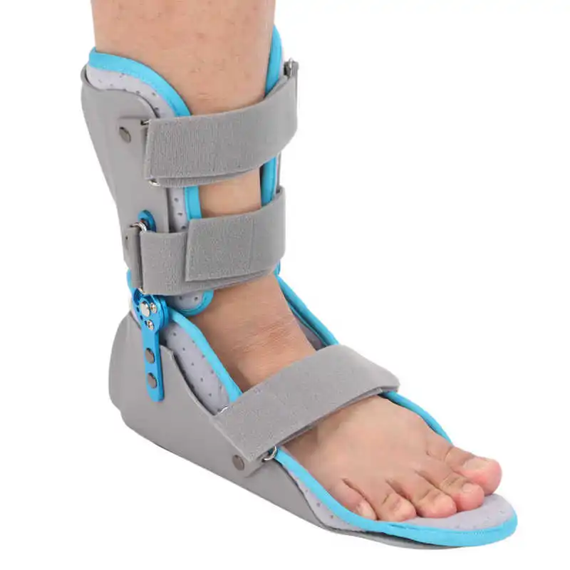 Foot Fracture Support Brace Ankle Fracture Sprain Protector Foot Drop Prevention Left/Right Ankle Protector Ankle Fixation Brace