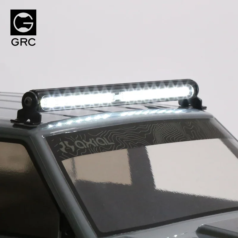 GRC Roof Spotlight Searchlight Headlights LED Lights for TRX4 Defender SCX10 JK 90046 90027 Upgrade Option Parts #GAX0084