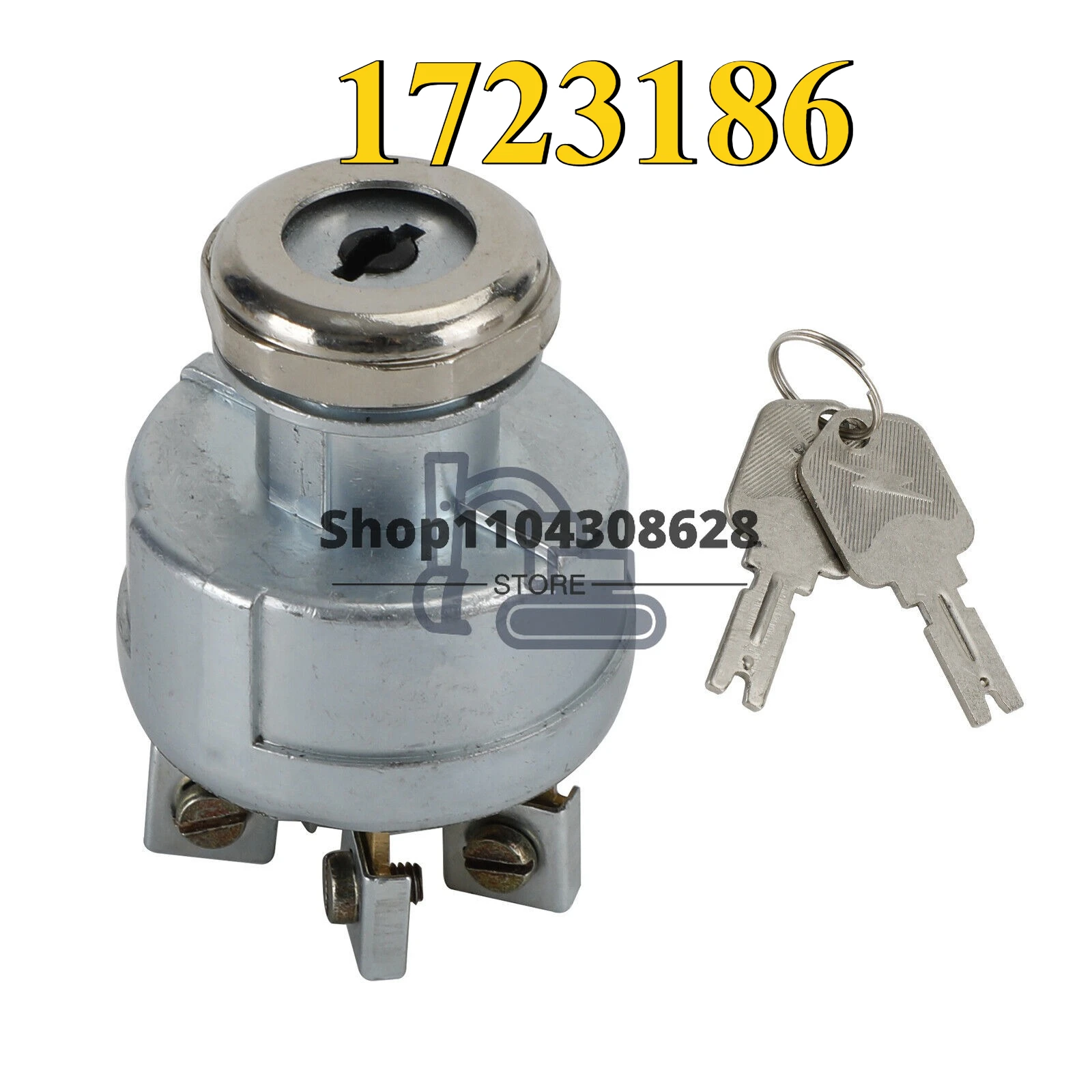 

1723186 2339413 Ignition Switch With 166 Key 272041 7004210 For Clark Forklift With 2Keys