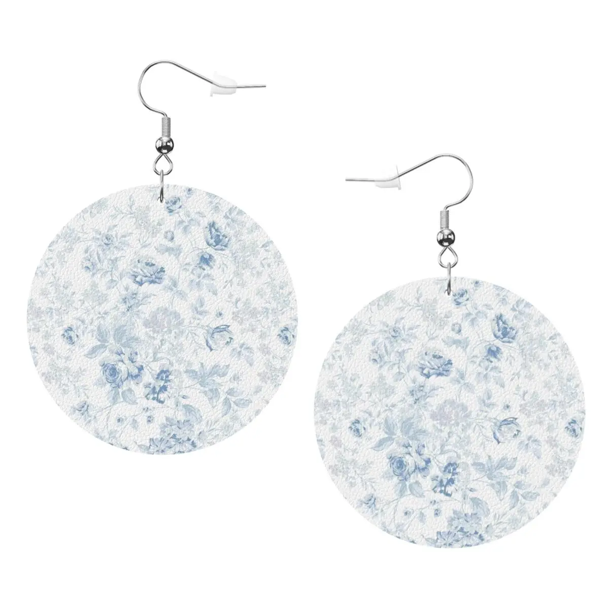 

Custom Floral Print Wallpaper PVC Leather Earrings Dangle Earrings Jewelry For Women For Wife Mother Gift