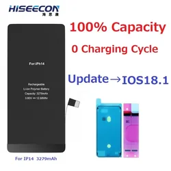 1PCS Battery For iPhone 11 12 13 14 15 X XR XS Pro Max Plus Mini Replacement Batteria 100% Capacity 0 Charge Cycle Parts Free