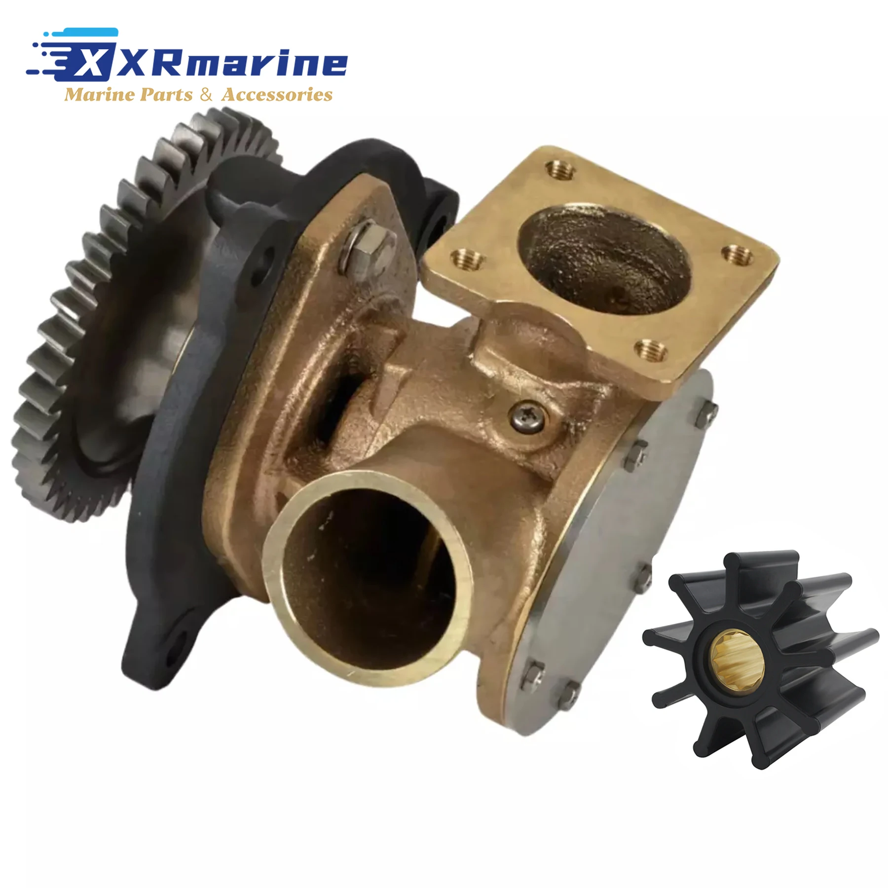 21219723 Sea Water Pump W/ Impeller 21730344 Fits for Volvo Penta Pumps D11 Series D11A D11B Boat Motor Replaces JPR-VP0110DA