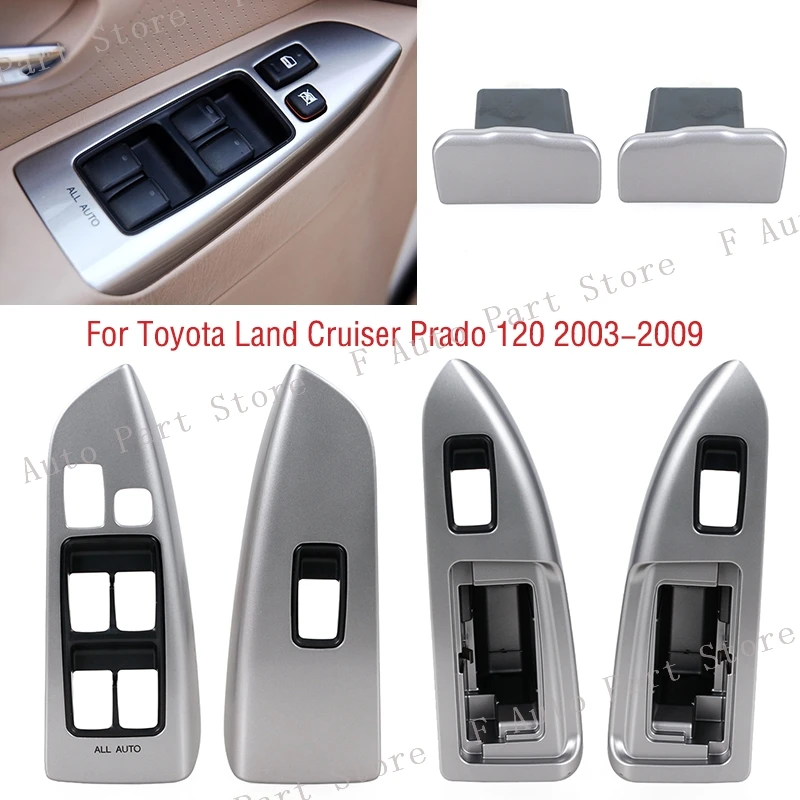 

1PC Car Window Lift Control Switch Frame Panel Cover Ashtray Ash Tray For Toyota Land Cruiser Prado 120 LC120 2003-2009 LHD