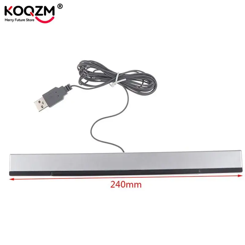 Game accessories/Wii Sensor Bar Wired Receivers IR Signal Ray USB Plug Replacement for NS Remote