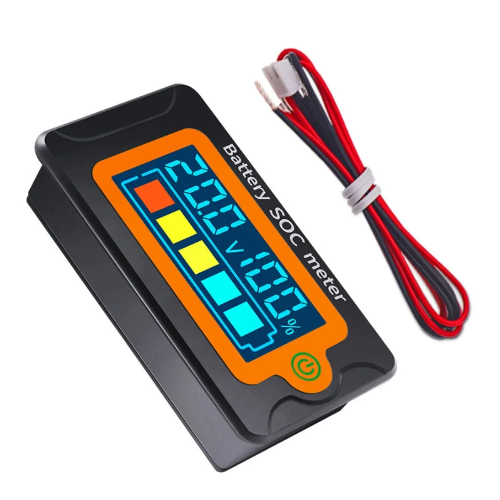 Waterproof Battery Capacity Indicator Voltmeter Digital Display Battery Tester For Test Measurement Tool Accessory