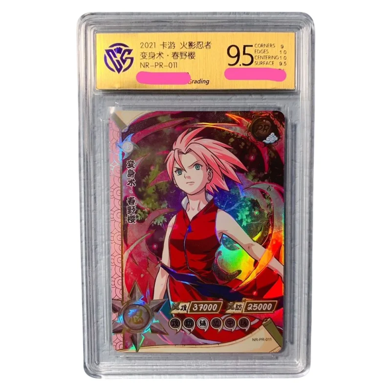 Card game Naruto Sakura PR rating card, NR-PR-011, CCG transformation Haruno Sakura 10-point rating card collection toy gift