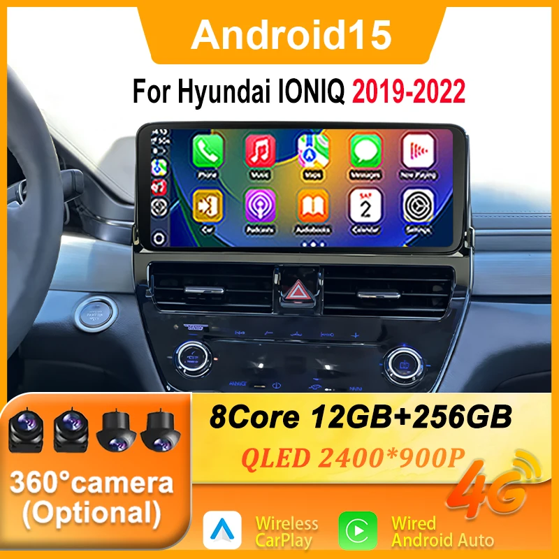 

Автомагнитола Android 15 для Hyundai IONIQ 2019-2022 с Carplay, Auto, мультимедиа, GPS-навигацией, интеллектуальным видеоплеером, 4G и Wi-Fi