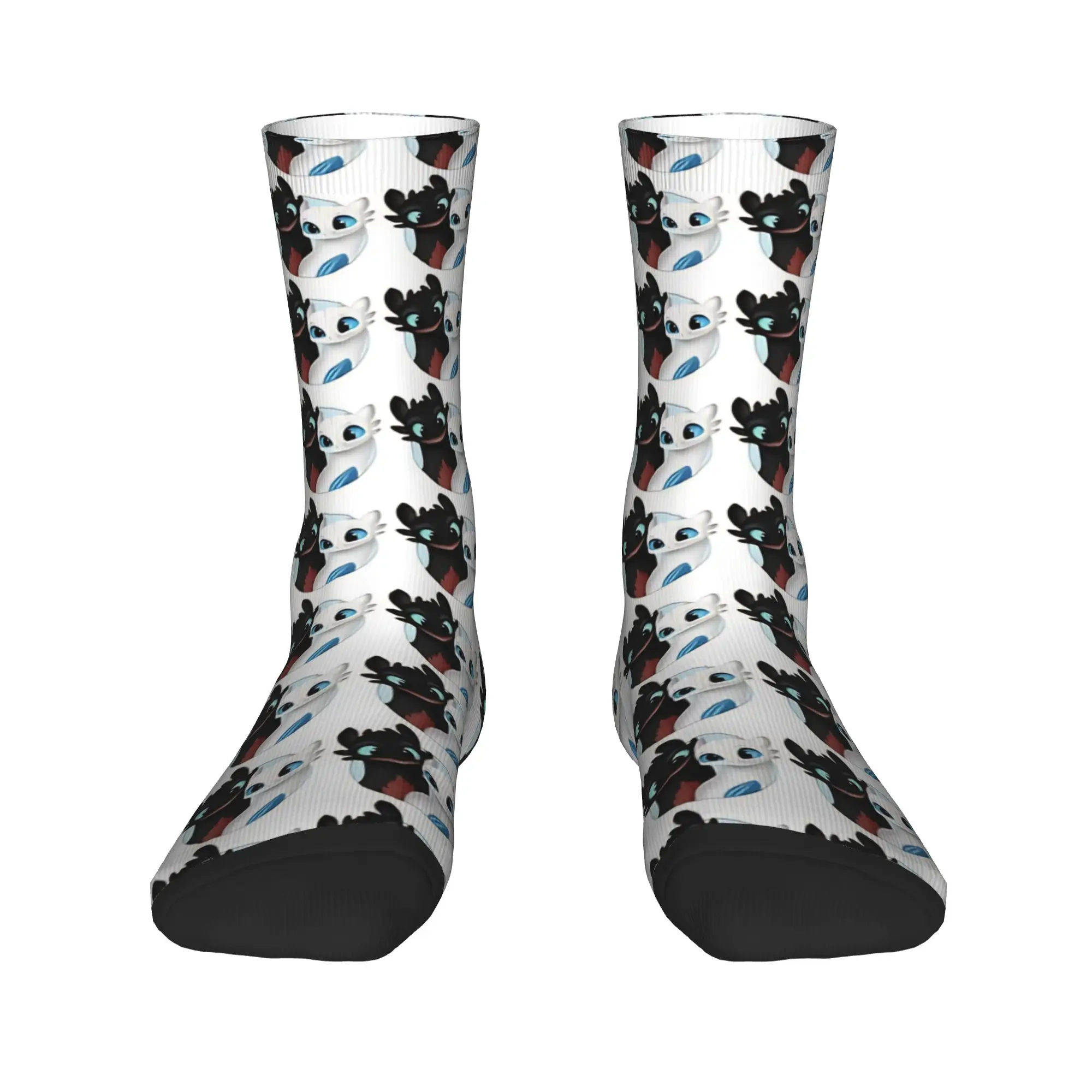 Women Men Socks  And Night Fury, Light Fury And    t-Toothlesseed Stockings Anti Bacterial Quality Socks Winter Leisure Socks