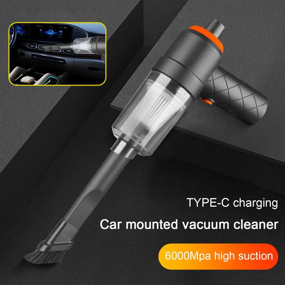 Mini Vacuum Cleaner  Stable Rechargeable Compact  Cordless Handy Car Vacuum Cleaner Household Supplies