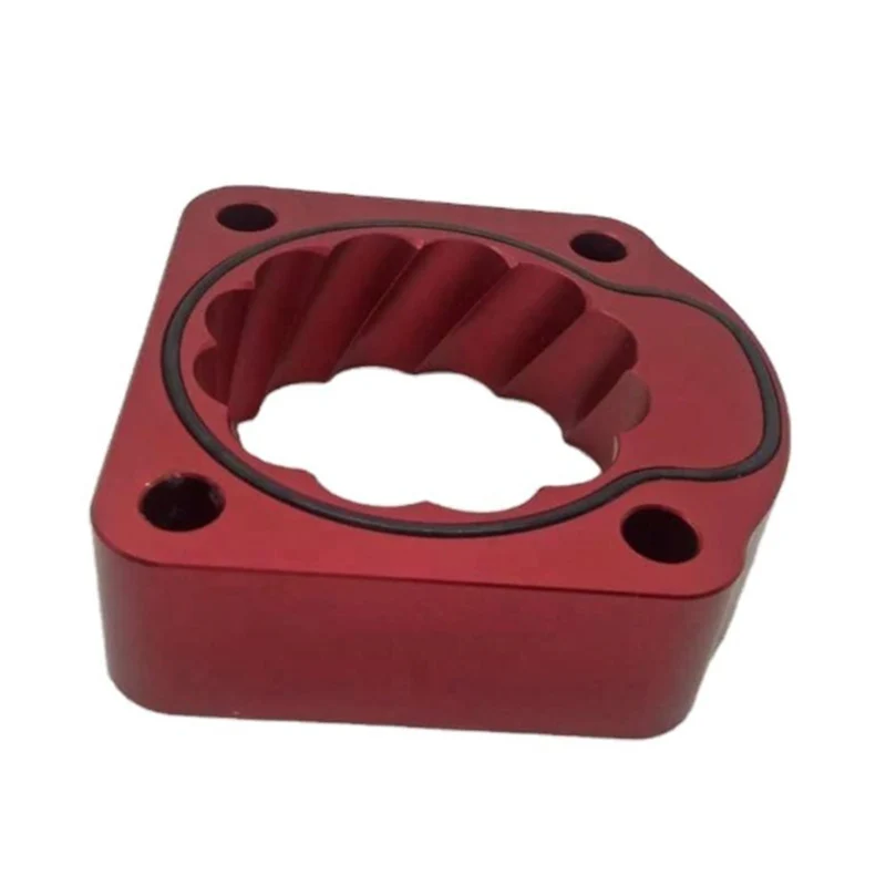 

Custom Fabricated Throttle Body Spacer CNC Machined Aluminum Alloy Parts with Anodized