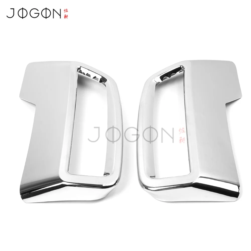 2PCS Chrome Car Rear Exhaust Cover For Peugeot 3008 5008 T87 2017 2018 2019 End Pipe Car Exterior Decoration Trim Accessories