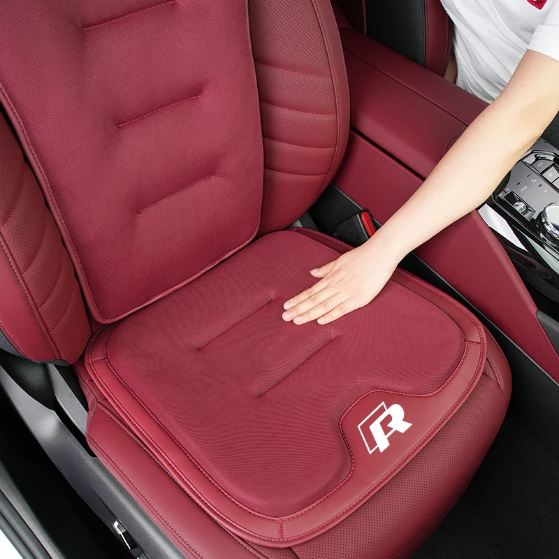 Car Seat Cooling Cushion Driver Booster Pads Mesh Breathable Seat Cover For VW R Tiguan CC Jetta Polo Golf Passat Scirocco Touar