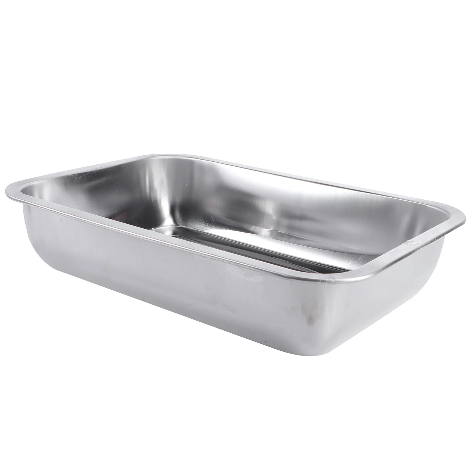 

Stainless Steel Dog Leakproof Odor Resistant Easy Clean Replacement Accessories Silver Rabbit Potty Supplies Pet Cage Bedpan Pet
