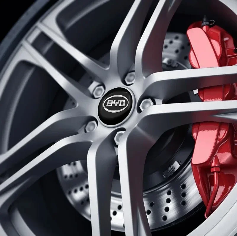 

4pcs 56mm Car Wheel Center Hub Cap Rim Cover Emblem Stickers For BYD All Model S6 S7 S8 F3 F6 F0 M6 G3 G5 G7 E6 L3 Car Styling