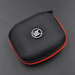 KZ Case Earphone Box Bluetooth Headset case Square Portable Compression Headset Storage case EVA Zipper Bag with Logo Organizer