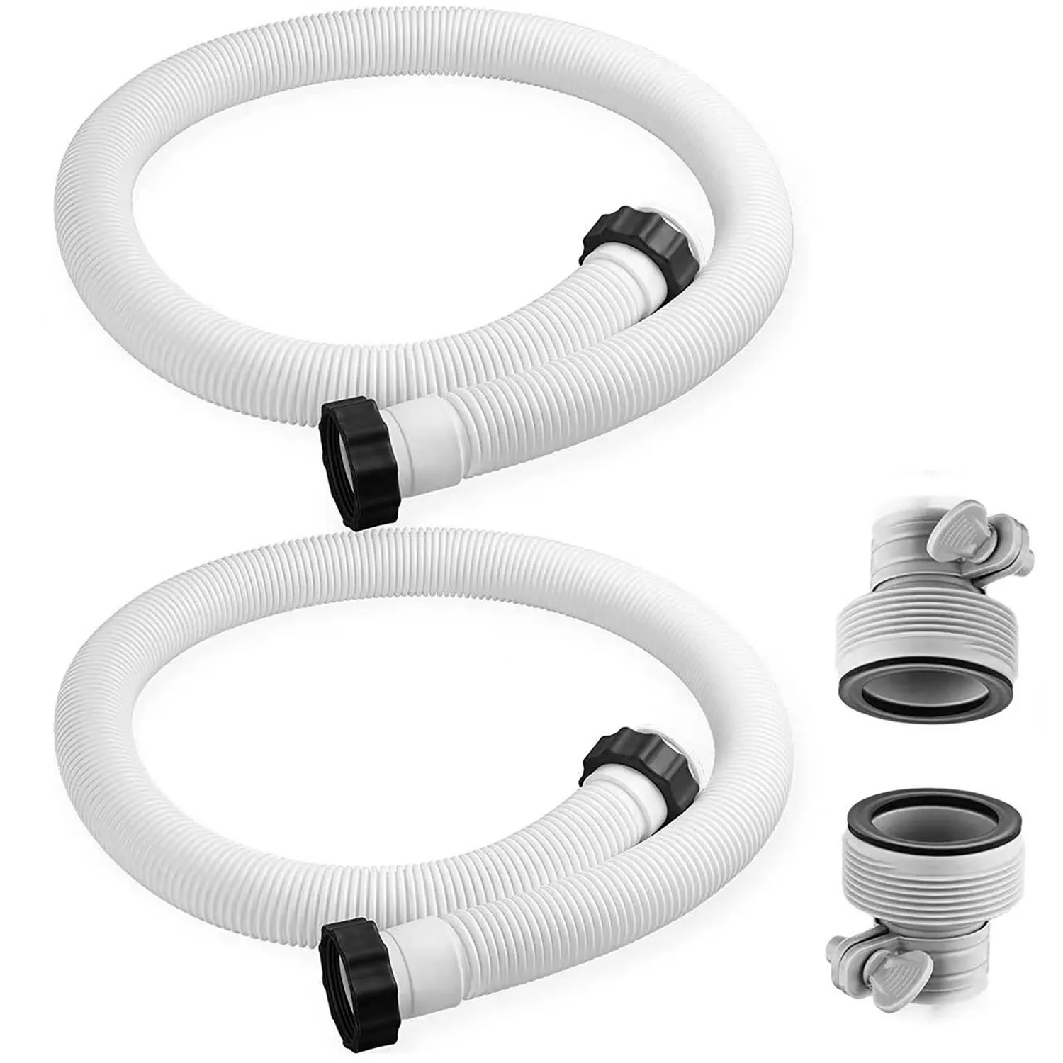 

2 шт. в упаковке шлангов для бассейна диаметром 1,5 дюйма, сменные шланги для насоса для бассейна 9060E для надземных бассейнов, фильтрующие насосы от 1500 до 2500 GPH