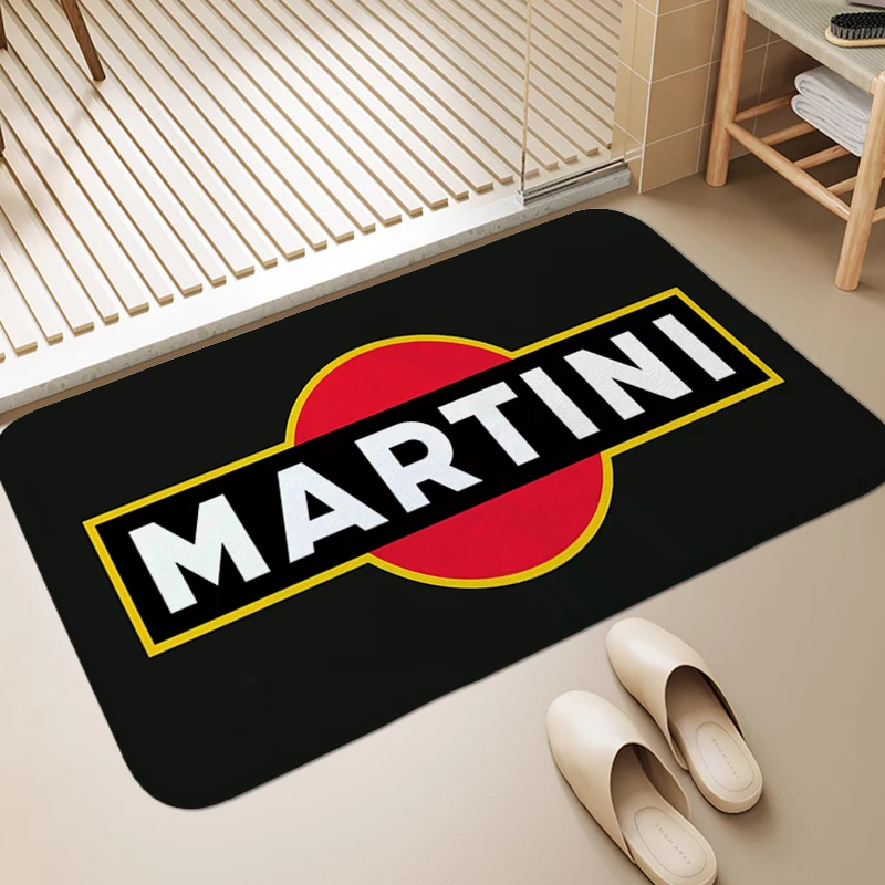 House Entrance Mat Non Slip Carpet for Bedroom M-Martini Washable Non-slip Kitchen Bathroom Rug Doormat Room Decorating Items