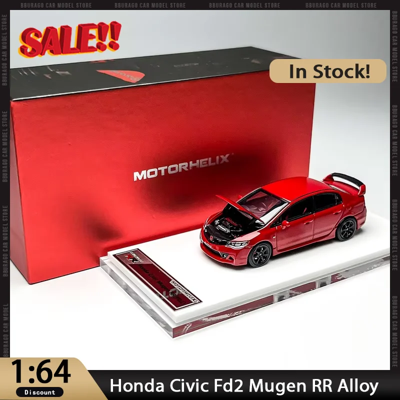 

Новинка в наличии Mh 1:64 Honda Civic Fd2 Mugen Rr автомобильный сплав миниатюрный литой под давлением Honda украшения игрушки на заказ детский подарок