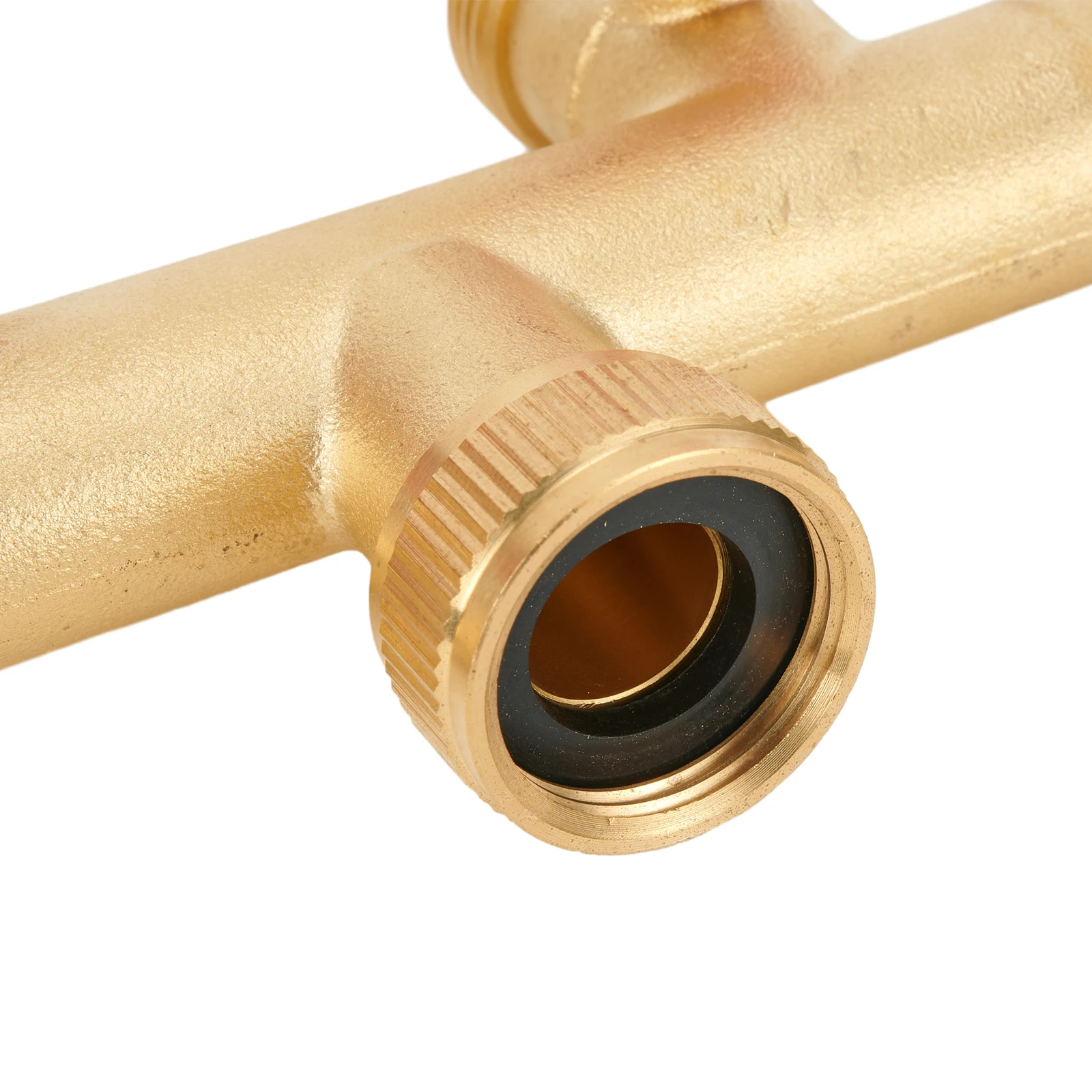 Imagem -04 - Universal Bronze Água Torneira Distribuidor Vazamento Proof Jardim Mangueira Conector Rápido Grau Industrial Way 4