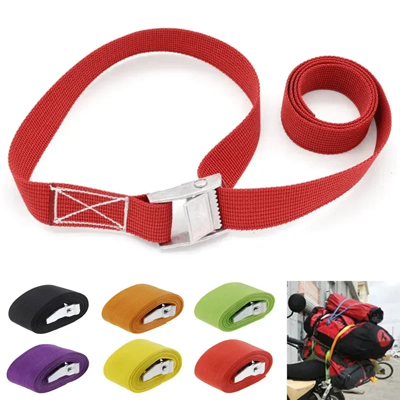 5M Buckle Tie-Down Lifeline Cargo Straps For Car Motorcycle Bike With Metal Buckle Tow Rope Strong Ratchet Belt for Luggage Bag