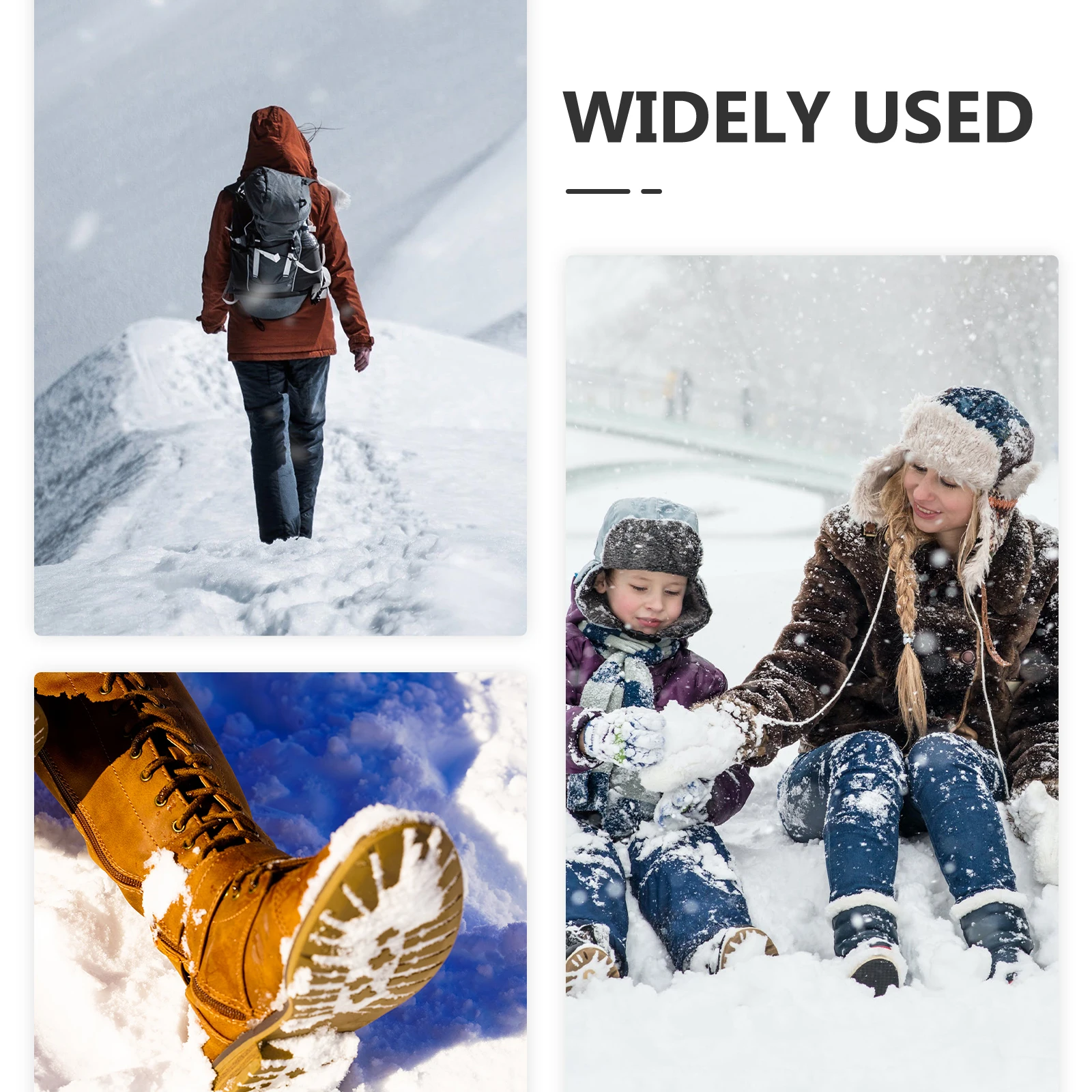 

Crampon Shoe Covers Snow Shoes Gripper Cleats– Hiking Ice Boots Grippers Non-slip Man