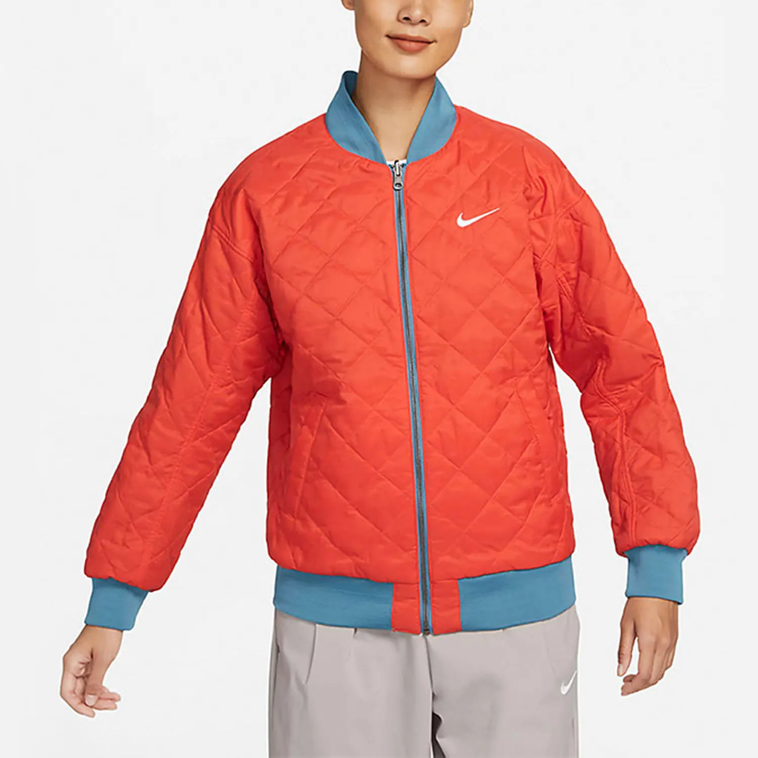 Nike Authentic Current Season Women's Sports Casual Reversible Wear Jacket DV7877-440