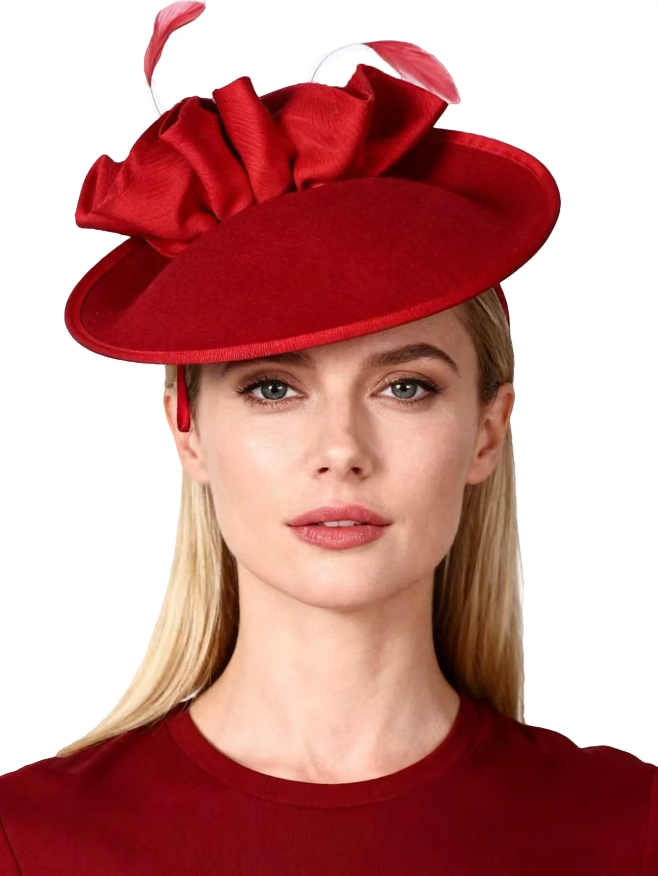 FS 100% Wool Felt British Fascinator Hats For Women Ladies 