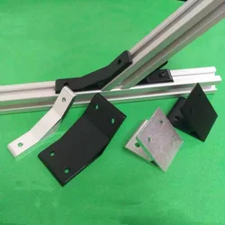 45 Degree Aluminum Profile Bracket Industrial High Intensity Corner for 2020 2040 3030 3060 4040 4545 4590 4080 5050 50100 6060