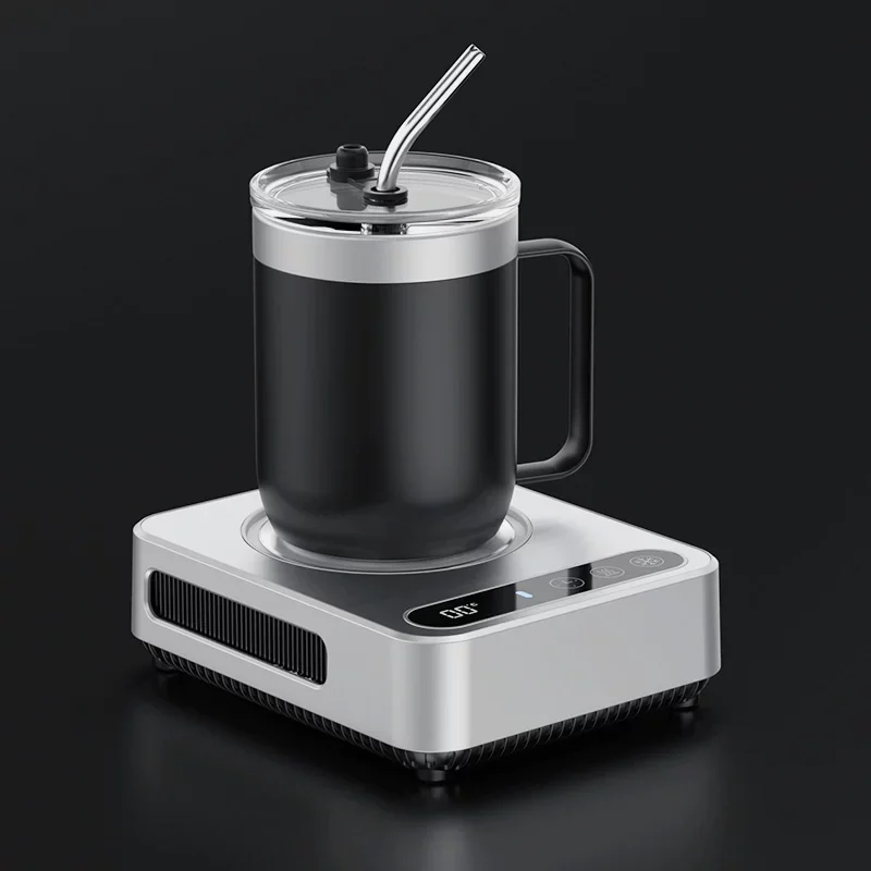 Office Desktop Drink Cooling Heating Coaster Fast Refrigeration Machine Dual Use Constant Temperature Beverage Cooler Warmer
