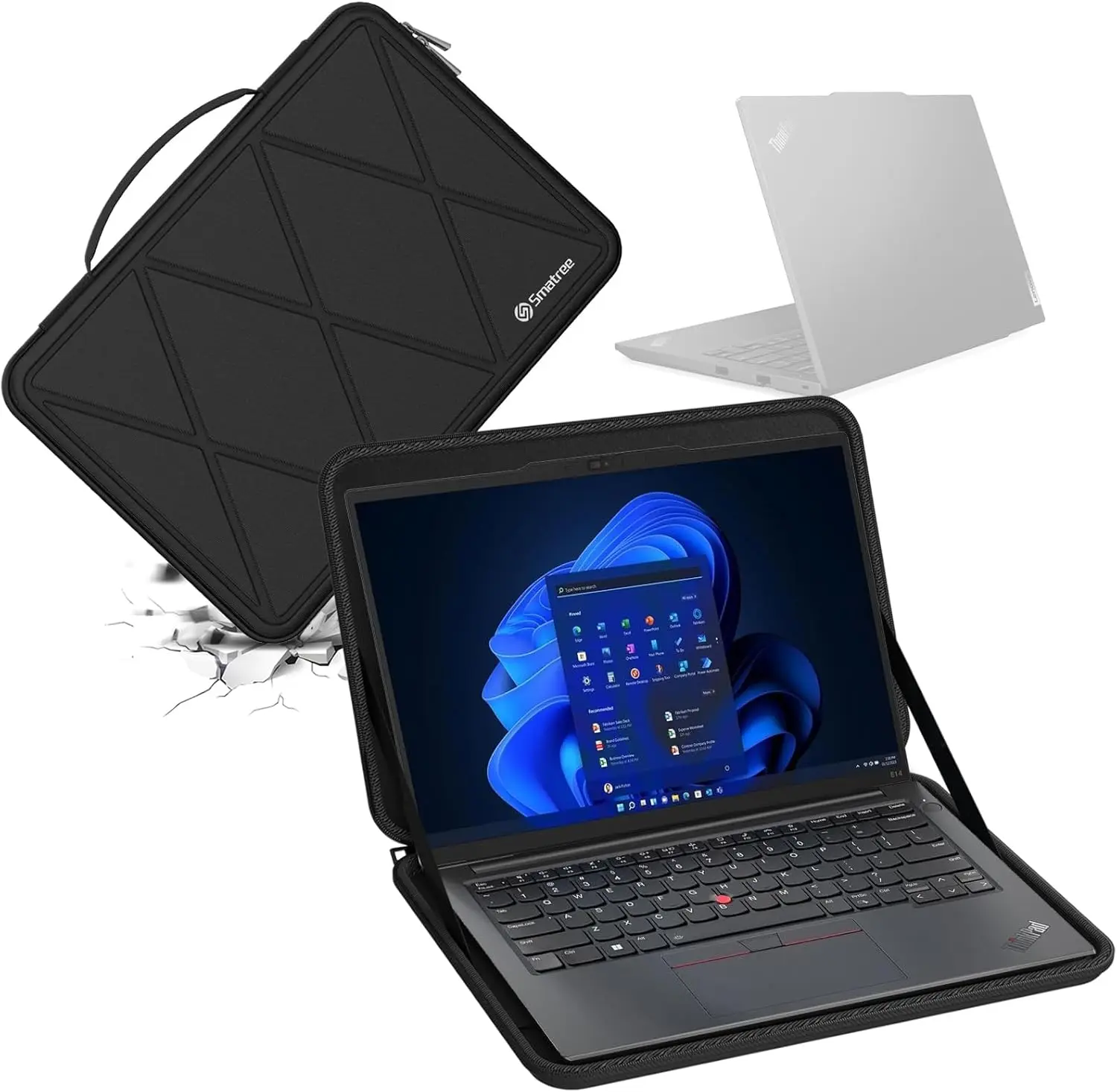 Smatree Hard EVA Protective Sleeve Case Compatible for 14 Inch Lenovo Ideapad