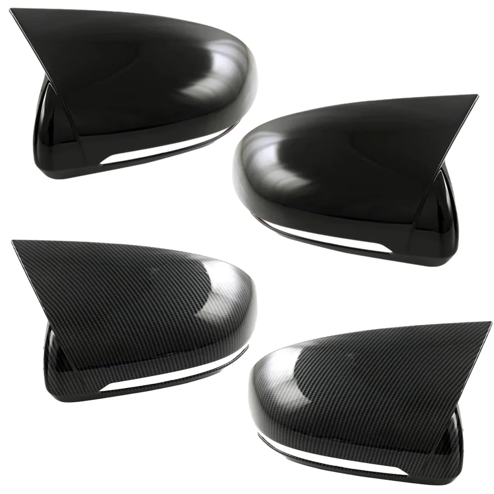 Carbon Fiber Blcak Car Side Door Rearview Mirror Cover Trim for BYD Song Plus DM-i EV/ Seal U/ Sealion 6 2021-2025 - Detail 1