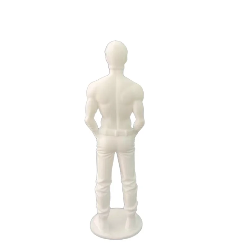 3D Printed Muscle Man Jeans Pocket Sculpture New Desktop Ornament Simple Trendy ornament Love Room Living Room Decoration Gift