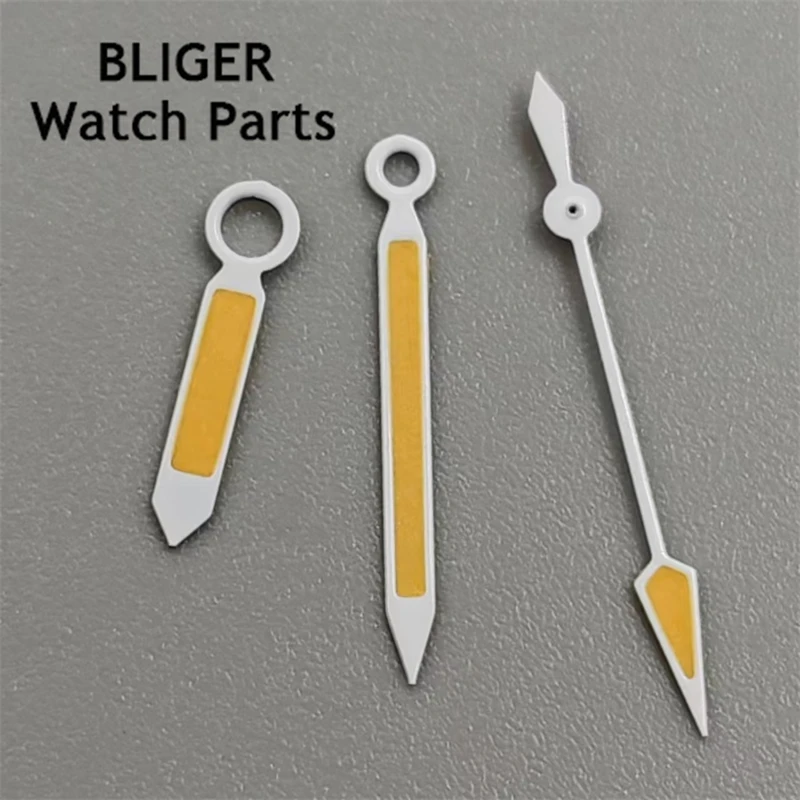 BLIGER Watch Hands Silver/White Hands Fit NH34 NH35 NH36 NH37 NH38 NH39 ETA2824 PT5000 Movement