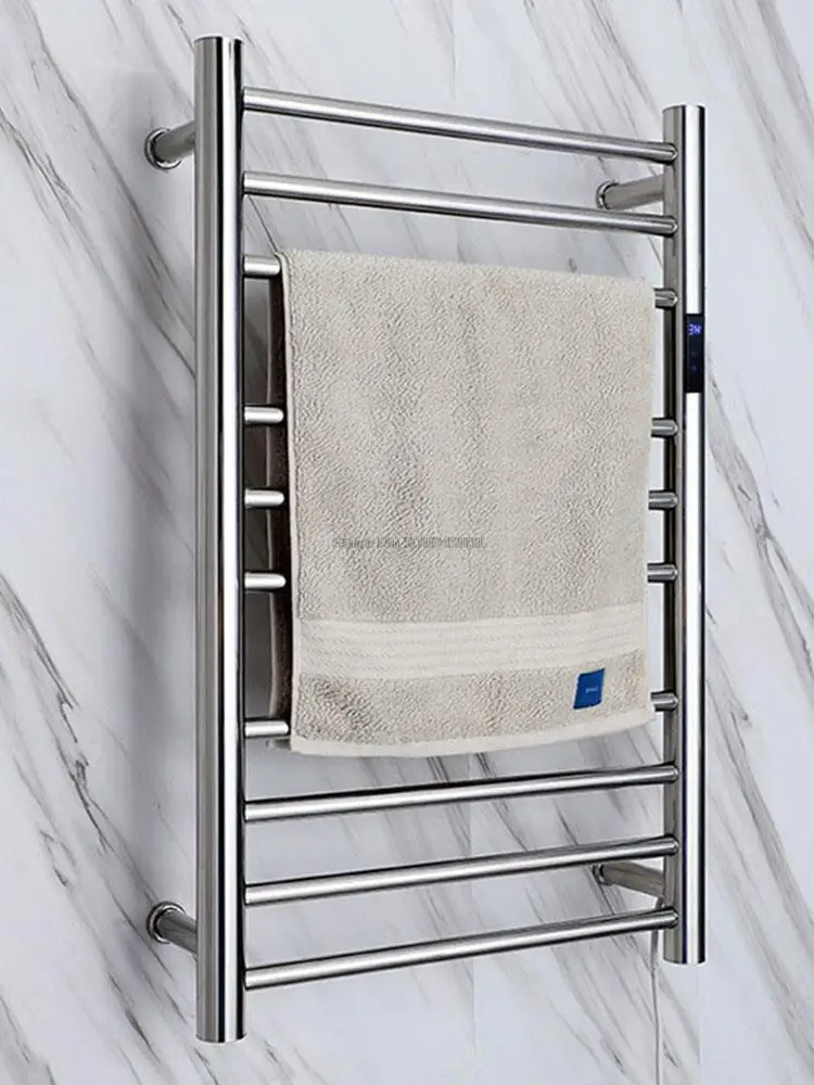 Rak Handuk Pemanas Elektrik Baja Tahan Karat Rak Pengering Kamar Mandi Rak Handuk Kamar Mandi Rak Rak Handuk