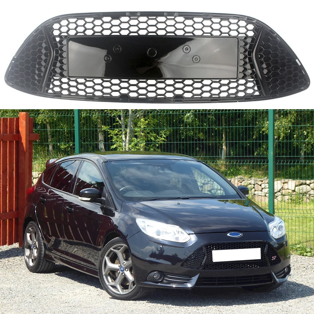 

Car Front Upper Grilles Fit For Ford Focus ST 2012 2013 2014 MK3