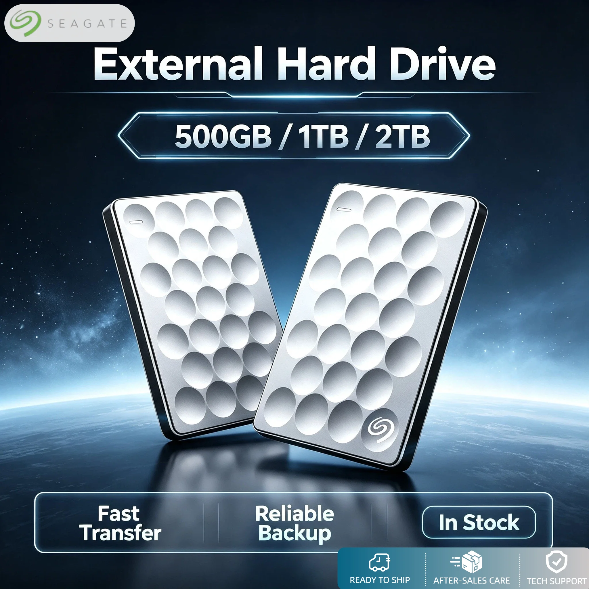 Seagate External Hard Drive 2.5 Inch USB 3.0 Portable Ultra High Speed Storage Expansion for Laptop PC Notebook Pro Max Plus