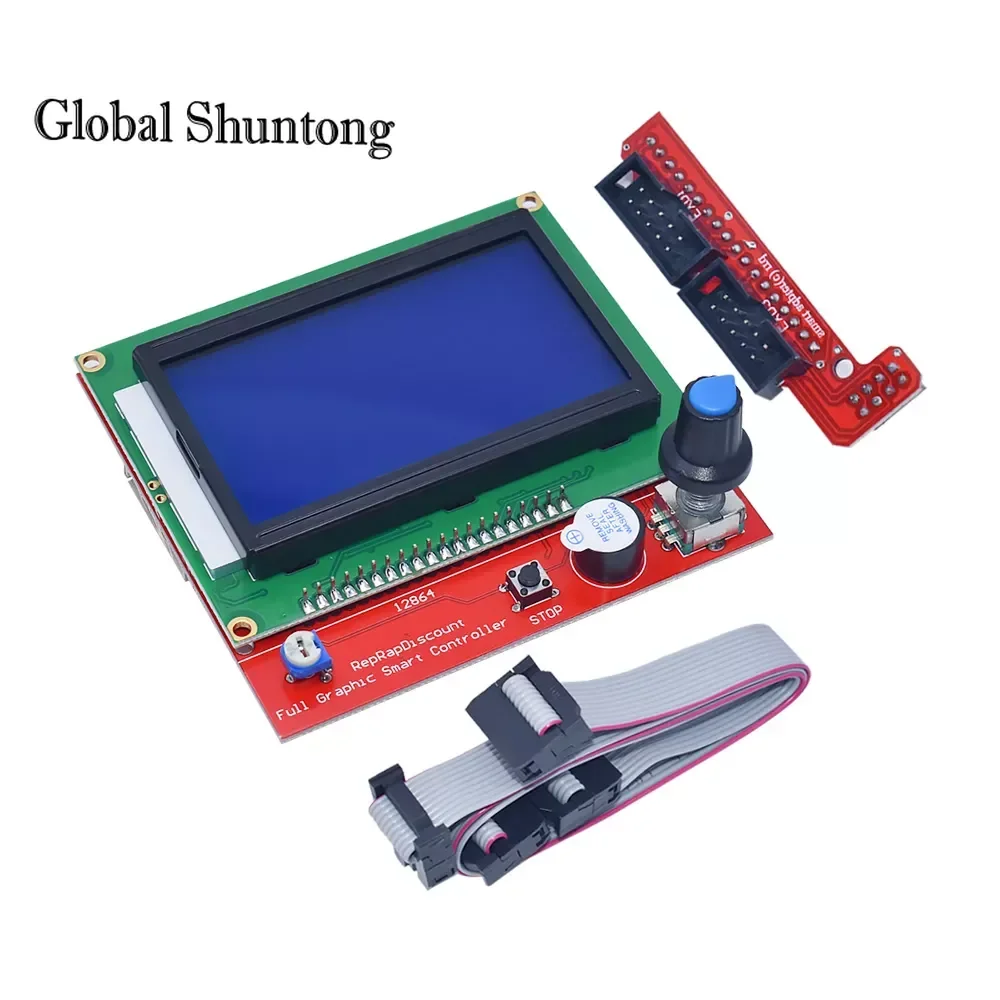 Imagem -02 - Painel de Controle Inteligente para Impressora 3d Display Controlador Compatível com Rampas 1.4 Rampas 1.5 Rampas 1.6 Reprap Mendel Lcd 2004 12864