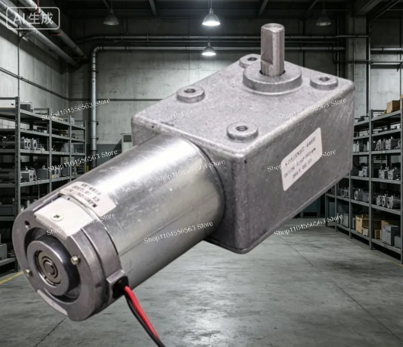 

GW600 527:1 Worm Gear DC Motor 24V 3500/5rpm, High Torque 200kg.cm for AGV Robot Industrial Equipment