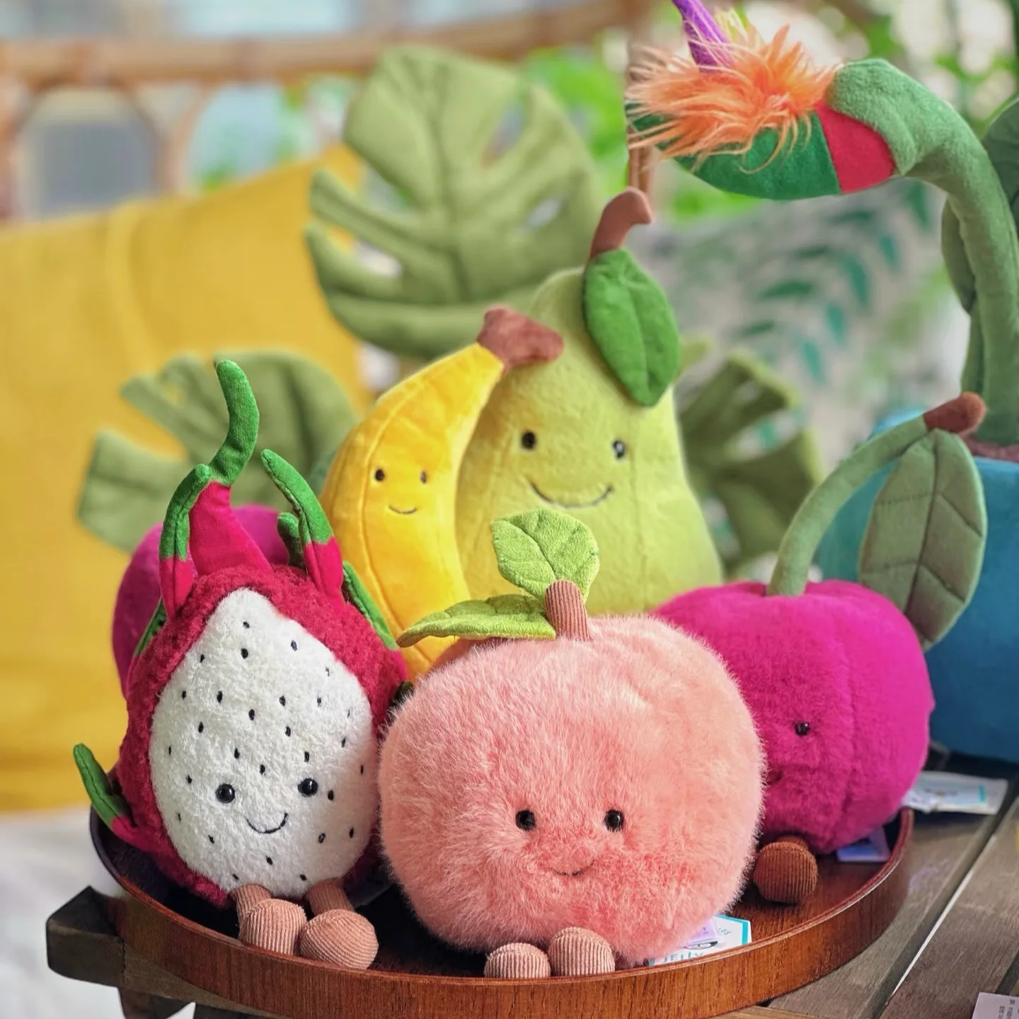 ตุ๊กตาเลมอนเนดมะพร้าวใหม่ ตุ๊กตาผ้าขนนุ่มรูปมะพร้าวน้ำ ตุ๊กตาต้นปาล์ม ของขวัญสุดเพอร์เฟ็กต์สำหรับเด็กผู้หญิง