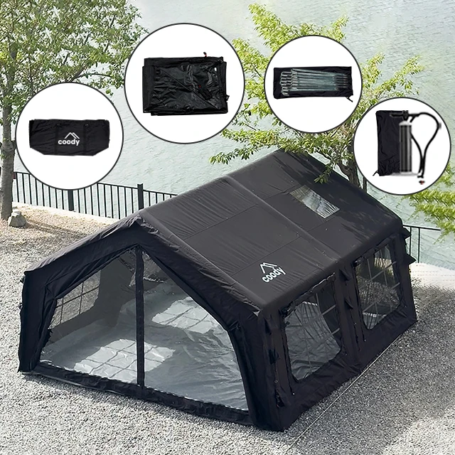 

Family Outdoor Camping Inflatable Tents Air Tents For Camping Air Tent 17.2 Square Meters