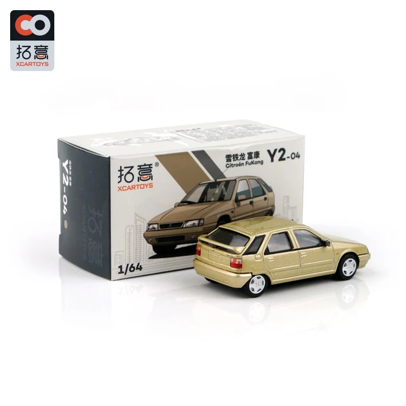 XCARTOYS 1:64 Citroen Fukang Gold Diecast Simulation Model Cars Toys