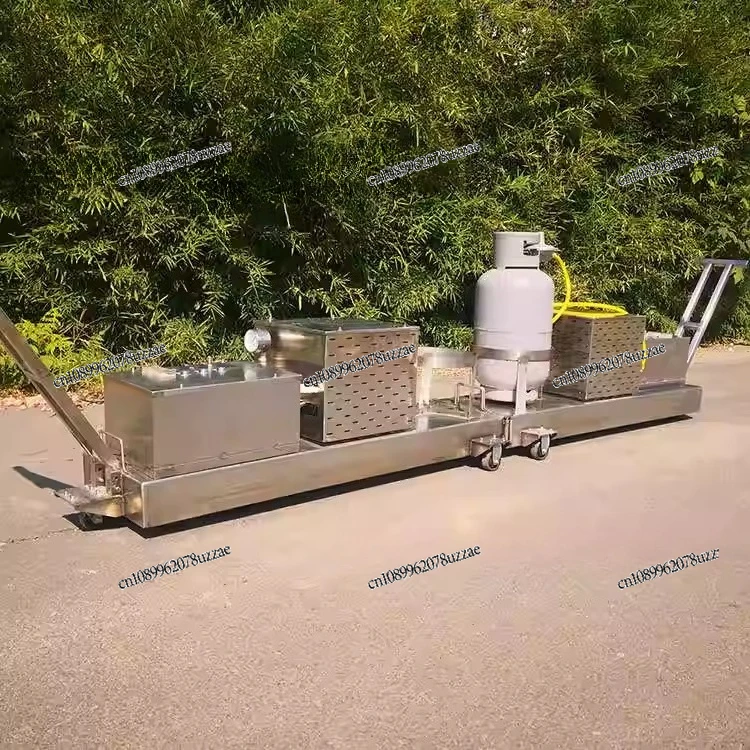 Well Cover Asphalt Softening Regeneration Heating Plate, Pit Repair Infrared Heating Repair Machine