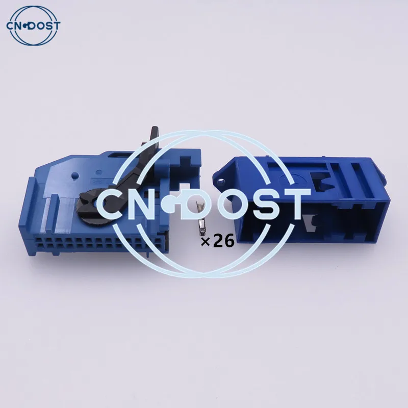 1 Set 26 Hole 185879-2 185226-2 AC Assembly Car Instrument Wiring Connector Automotive Socket ECU