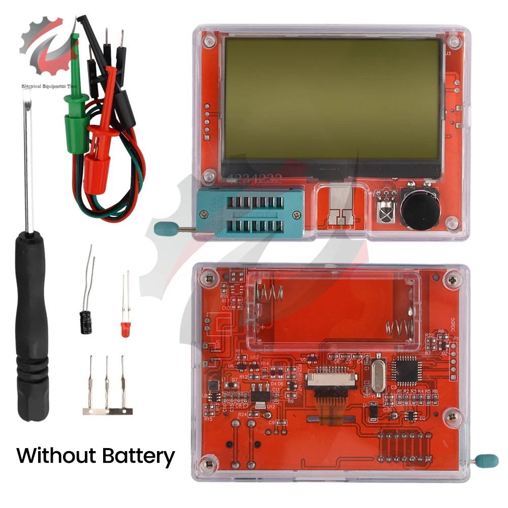 LCR-T10H Transistor Tester Multimeter Colorful Display TFT For Diode Triode MOS/PNP/NPN Capacitor Resistor Transistor