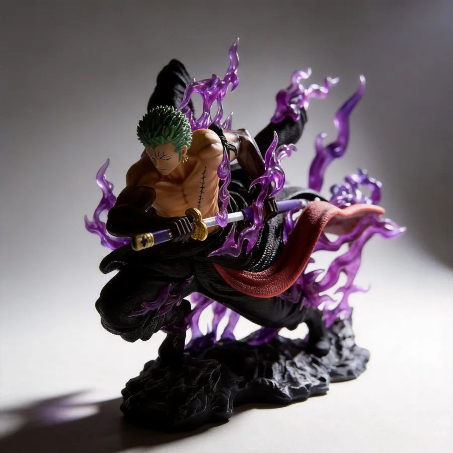 

One Piece Drifting Zoro Anime Figure 17cm Collection Model Desktop Decoration Gift High Quality PVC Material P