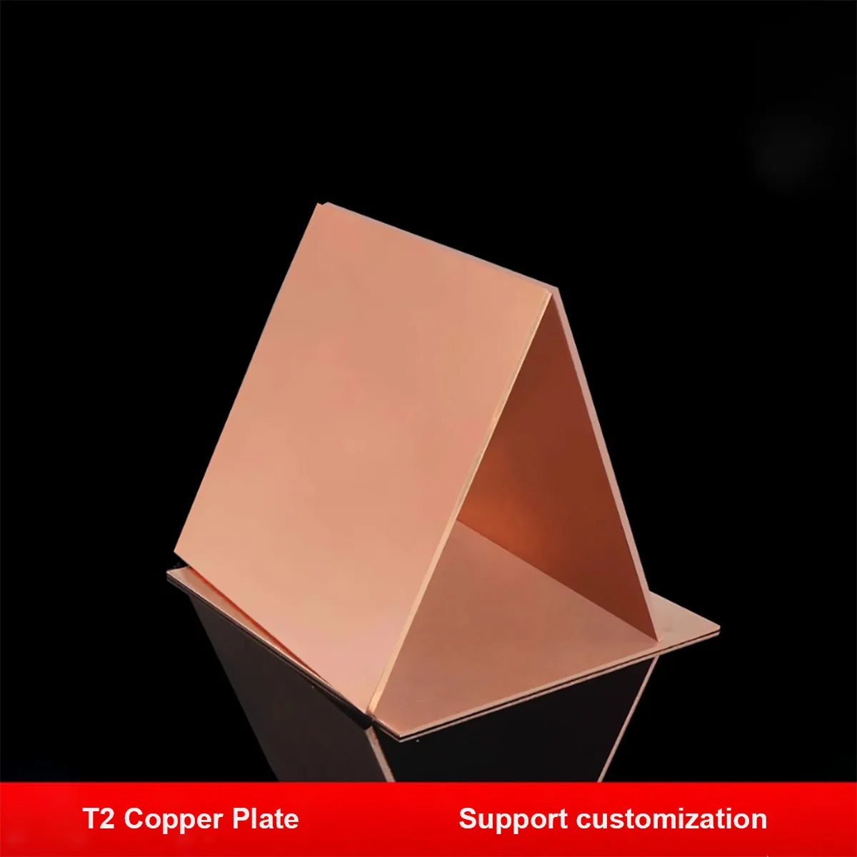 

T2 Copper Plate Pure Copper Cu Metal Square Board 100*100mm 200*200mm 300*300mm